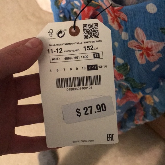 Zara Kids Floral Romper - Picture 3 of 5